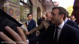 French election Macron and Le Pen wrap up tense campaign  BBC News