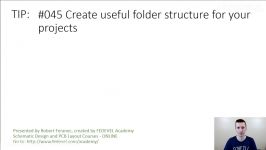 TIP #045 Create useful folder structure for your projects