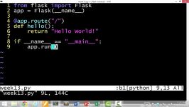 Flask Python Web application framework tutorial 1 of 3