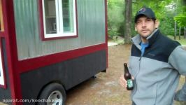 A 60 Square Foot Tiny HouseCamperCabin on Wheels WITH a shower toilet and kitchen