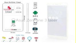 فیلم 360 درجه مشخصات Asus Zenfone 3 Laser