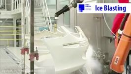 آیس بلاستینگ Ice Blasting بکمک روبات  شماره ۱