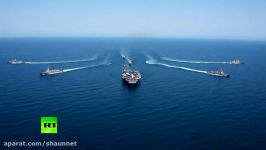 Demonstration of power US South Korean ships sailing in formation in western Pacific