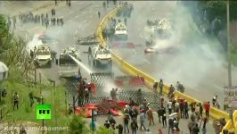 Chaos grips Venezuela as anti government protests turn violent