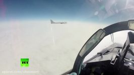 RAW Russian bomber flyby near Alaska