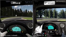 مقایسه Gran Turismo 6 Gran Turismo Sport Beta