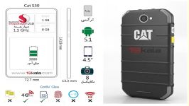 فیلم 360 درجه مشخصات CAT S30