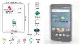 فیلم 360 درجه مشخصات ZTE Blade V8 Pro