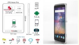 فیلم 360 درجه مشخصات ZTE Axon Pro