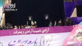 روحانی آزادی زبان بیان سخن میگویند. یا للعجب