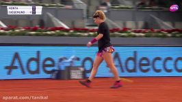 2017 Mutua Madrid Open First Round  Laura Siegemund vs Johanna Konta  WTA High