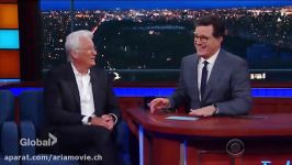 حضور Richard Gere در برنامه The Late Show with Stephen