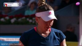 2017 Mutua Madrid Open First Round  Simona Halep v Kristyna Pliskova  WTA High