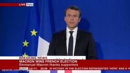 Emmanuel Macron Its a great honour and a great responsibility