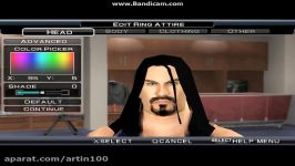 How to make Roman Reigns in wwe svr 2011  psp