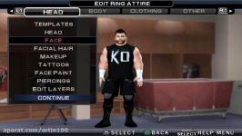 How to create Kevin Owens in SvR 2011 PS2