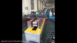 metal roller shutter door guide rails roll forming machine