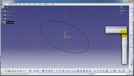 26 CATIA Beginner Tutorial Stard 3Ding Pad  Sketch on surface