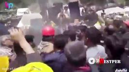 اعتراض شدید درگیری کارگران معدن یورت به حضور روحانی در محل حادثه..متفاوت ترین ها در كانا