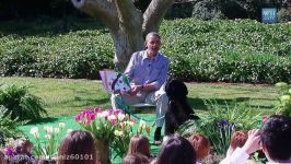 رئیس جمهور «چیکا چیکا بوم بوم» را برای بچه ها می خواند