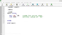 Assembly Language Programming Tutorial  18  ASCII Table and Simple Math