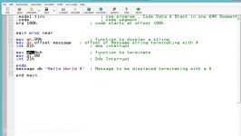 Assembly Language Programming Tutorial  15  Installing emu8086 and Printing Hello World