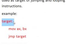 Assembly Language Programming Tutorial  11  Instructions  Part 1  Labels