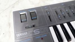 Yamaha CS01 and MR10  Analog single oscillator keyboard and drum machine