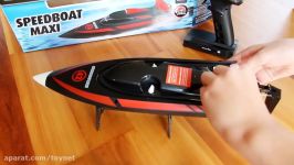 Revell RC Speedboat Maxi unboxing and first run