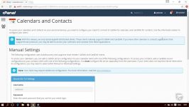 آموزش Cpanel  قسمت 44 Calendars and Contacts