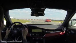 New Alfa Giulia Quadrifoglio  Nurburgring battle vs 911 GT3 RS BMW M3...