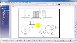 100 CATIA drawing Tutorial Different Properties Windows in Drawings