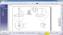 108 CATIA drawing Tutorial Anchor Points Dimensioning