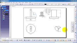 105 CATIA drawing Tutorial Radius Dimensioning