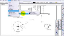 116 CATIA drawing Tutorial Area Fill Arrow