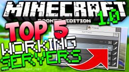 TOP 5 SERVERS in Minecraft Pocket Edition 1.0+ Windows 10 Edition Servers