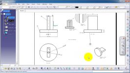 111 CATIA drawing Tutorial Roughness Tool