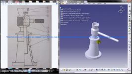 Catia V5 Tutorial P1 Create Screw Jack Body Mechanical Engineering Design