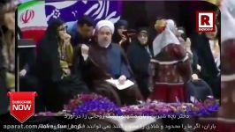 دختر بچه شیرین زبان مشهدی اشک روحانی را درآورد