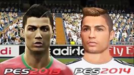 مقایسه pes 2014 pes 2013