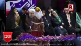 دختر بچه شیرین زبان مشهدی اشک روحانی را درآورد