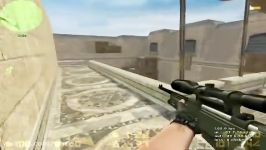 Counter Strike 1.6 VS Counter StrikeSource AWP Gameplay and Comparision