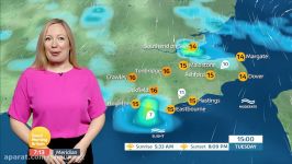 Philippa Drew  ITV Meridian Weather 02May2017 HD