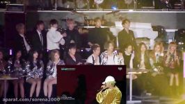 FANCAM BIGBANG BTS AOA BlackPink reaction to H IPHOP Stage SBS Gayo Daeju