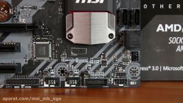 بررسی ویدیویی تخصصی مادربرد MSI B350 Tomahawk