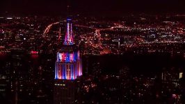 نورپردازی جذاب دیدنی Empire State Building پارس پادرا