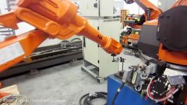 ABB IRB2400 industrial robot accuracy test in Eurobots