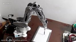 6 axis arm industrial robot demo for painting