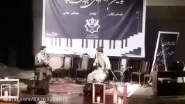 دف نوازی آقایان علی مجردو فریا فرامرزی جشنواره همدان