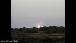 شکست پرتاب موشک ماهواره بر آرژانتین+لحظه پرتاب انفجار